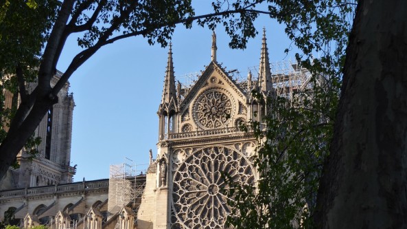 Notre-Dame le 20avril2019 (photo ChPL)